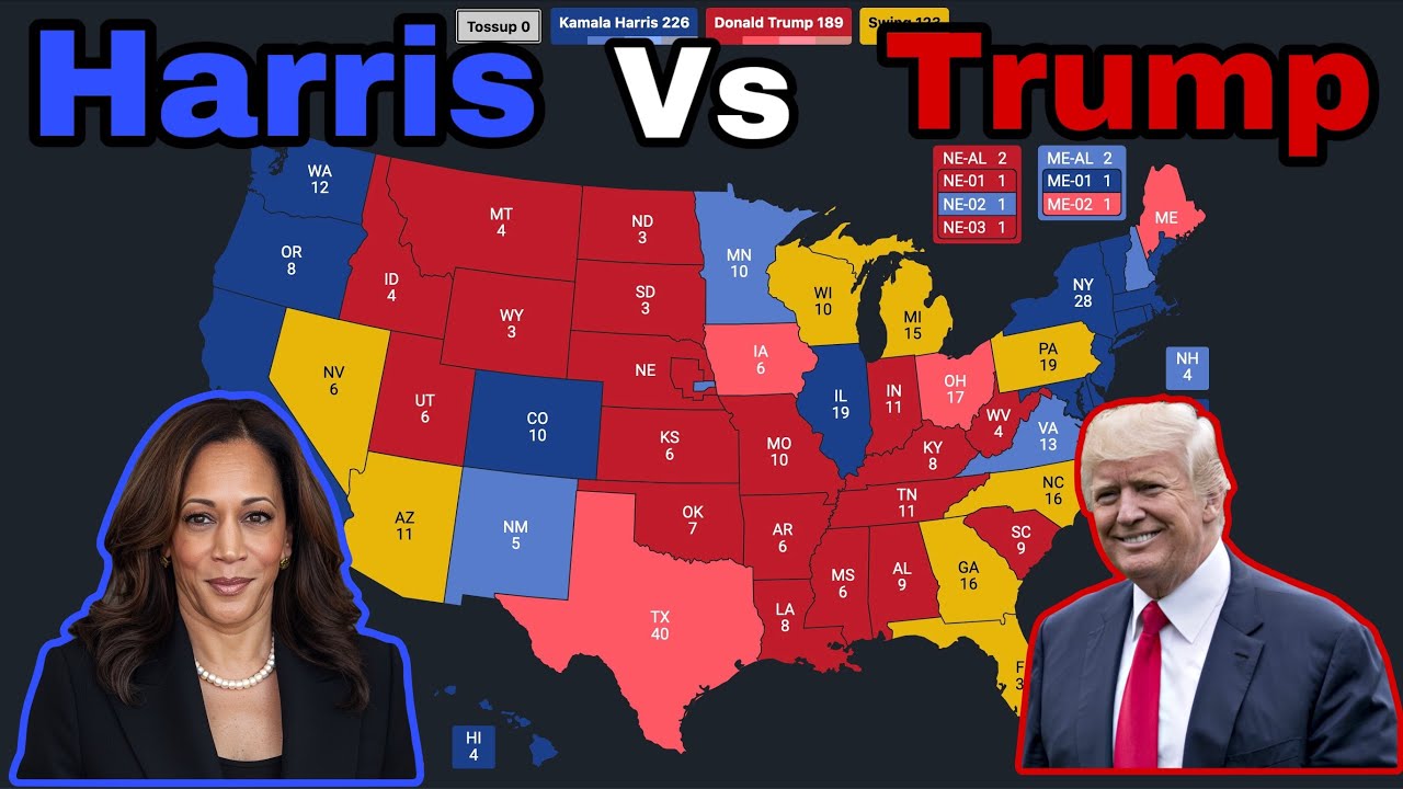 Kamala Harris Vs Donald Trump | 2024 Election Prediction (Early October ...