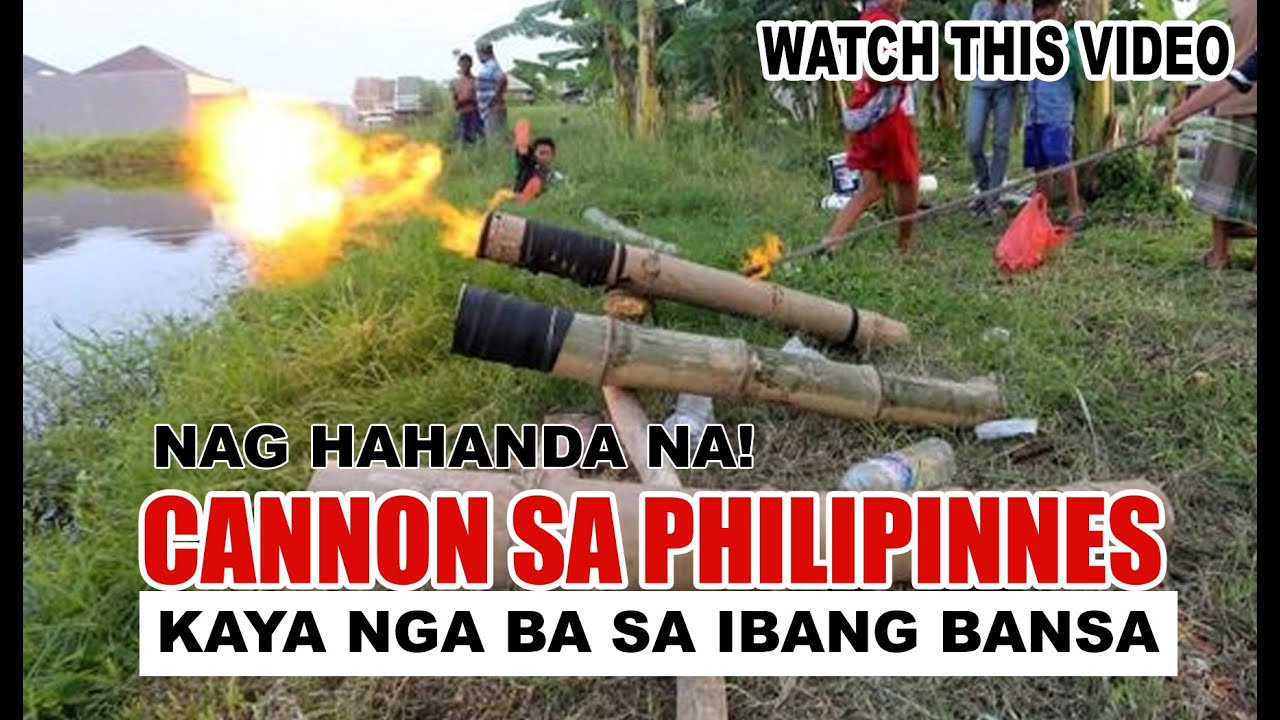 HOW TO MAKE BAMBOO CANNON (LANTAKA) IN NEW YEAR 2022 - YouTube