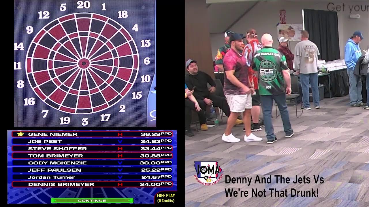 Iowa State Dart Tournament Master Team "01" YouTube