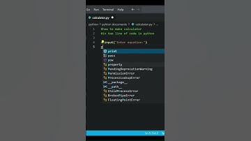 Python program to make a simple calculator in two lines of code💖👌#shorts #python