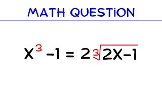 A Nice Algebra Question | Olympiad Mathematics