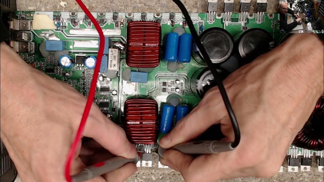 Taramps MD12000.1 Amplifier Repair of Output Section Typical Inductor