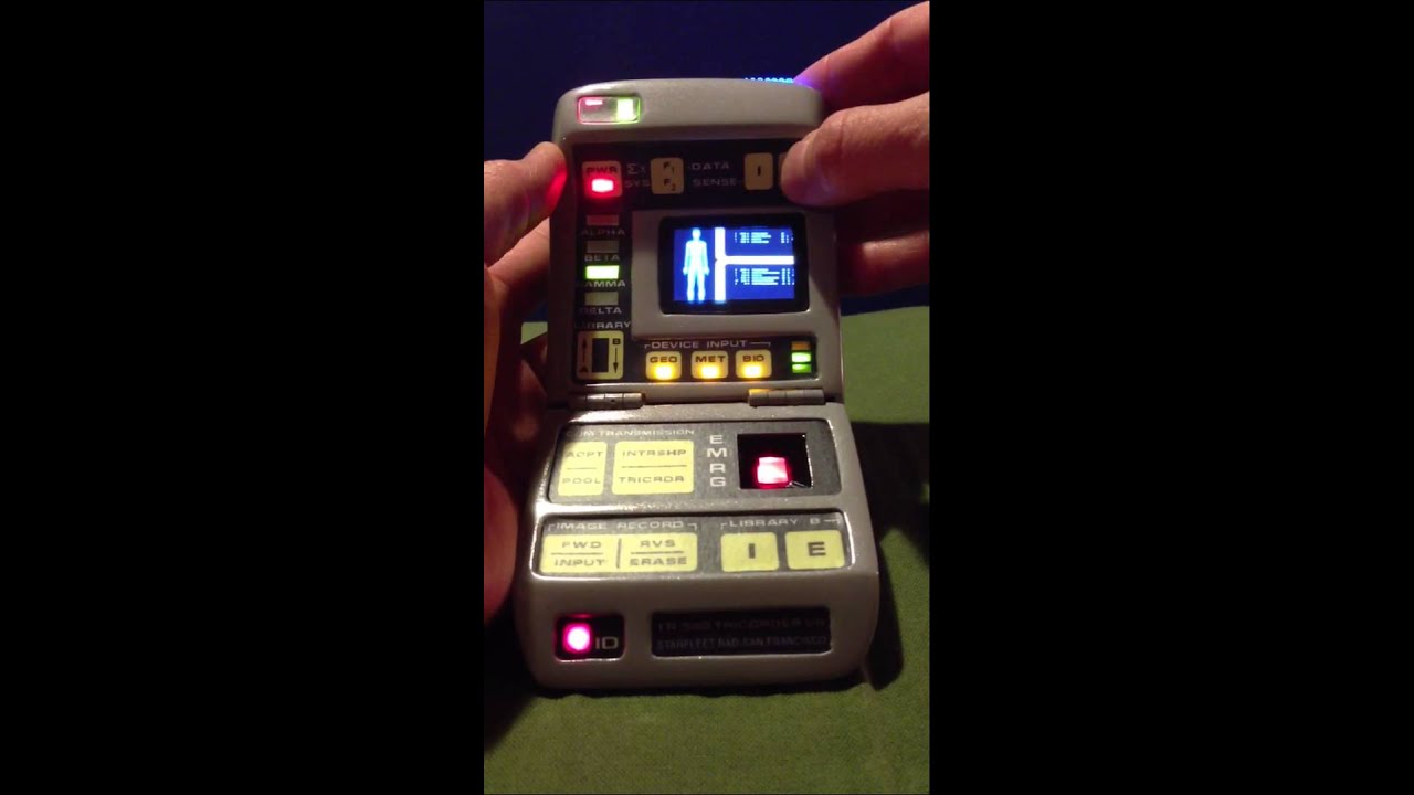 Star Trek Mark VII Science Tricorder LCD Hero Prop