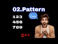 02.Pattern | Easy | Hindi | DSA | C++ | #pattern 