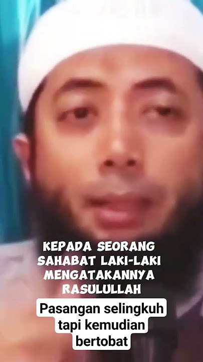 Pasangan selingkuh tapi kemudian bertobat #ustadzkhalidbasalamah