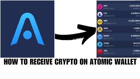 How to receive crypto on Atomic wallet
