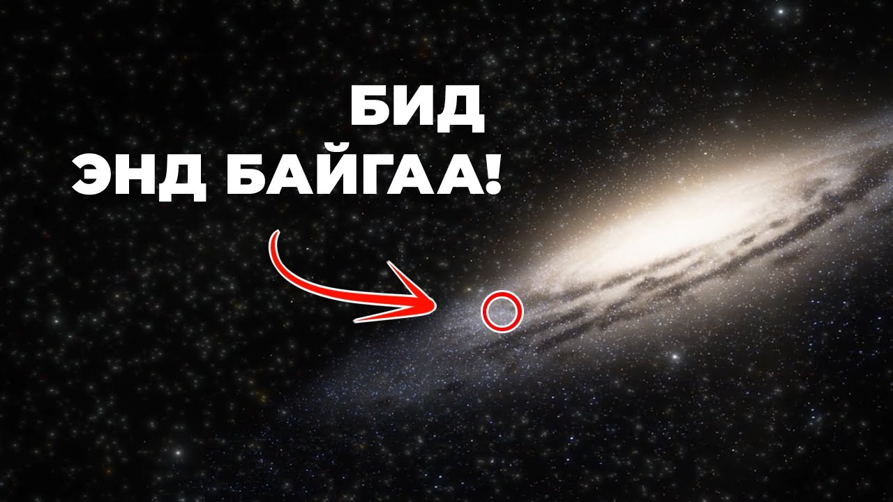 Сүүн Зам Галактикийн Хаана нь Байгаагаа Дотроос нь Яаж Мэдэх вэ?