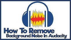 How To Remove Background Noise In Audacity - Durasi: 3.40. 