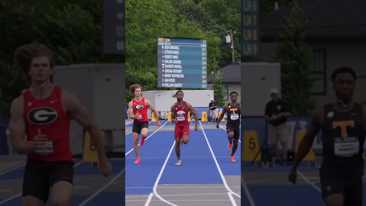 Jordan Anthony 100m College King Shorts Strapkings Trackandfield Like