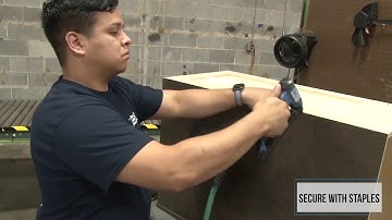 Trash Can Base Cabinet TRB Assembly Video (Quick Ship Lines)