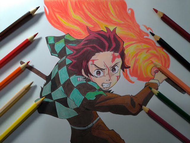 Kamado Tanjiro - Desenho de arthemiz - Gartic