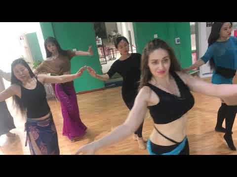 Ana bastanak. Classic bellydance. Raks-sharki. China, Luoyang city. 2019. workshop