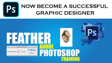 How To Apply Feather in photoshop - urdu / Hindi