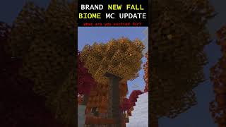 This FALL MINECRAFT UPDATE is Insane💀 #minecraft #shorts #minecraftnews