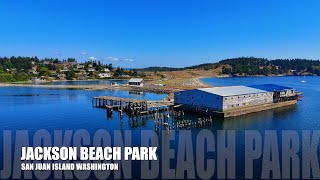 Jackson Beach Park, Friday Harbor | Serene Waterfront Escape in the San Juan Islands | 4K Drone Tour