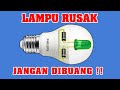 Ide kreatif dari lampu rusak