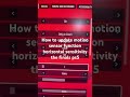 How to update motion sensor function horizontal sensitivity the finals ps5