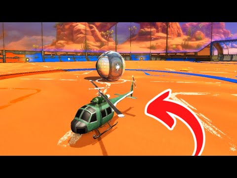 HELICOPTER IN ROCKET LEAGUE!