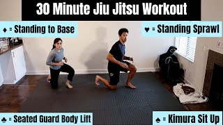 30 Minute Jiu Jitsu Solo Workout (Deck of Cards)