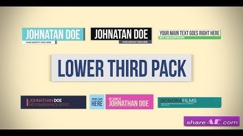 Lower Thirds in After Effects - Complete Episode - After Effects Tutorial