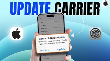 How to Update Carrier Settings on Your Device | Update Carrier Settings on iPhone