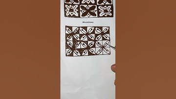 Grid Pattern || BasicHenna || #mehndi #shortsvideo #youtubeshorts #viral #video #grid #shortsfeed