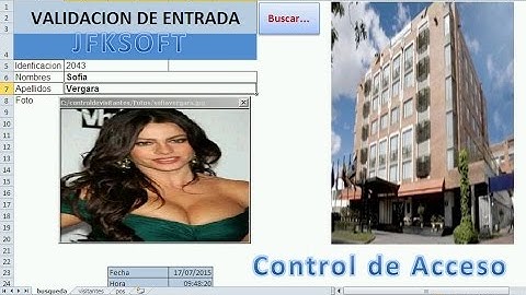 Creando un control de acceso con Excel, aplicaciones de las listas desplegables