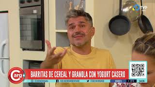 CÓMO HACER BARRITAS DE CEREAL CASERAS, GRANOLA Y YOGUR CASERO