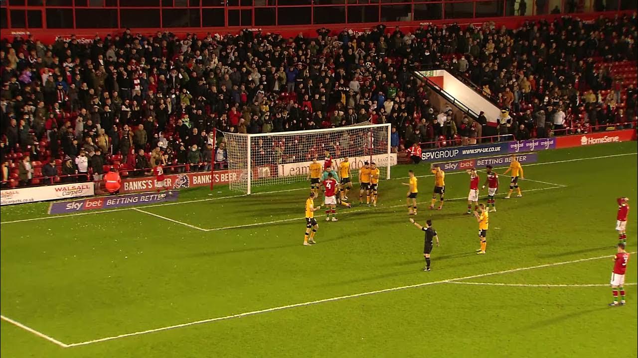 Walsall v Newport County highlights YouTube