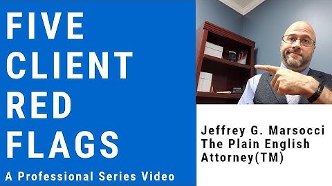 Five Client Red Flags