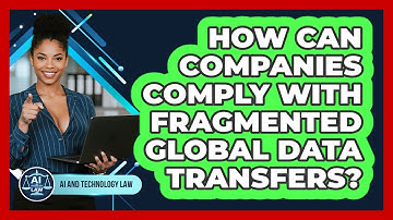 How Can Companies Comply With Fragmented Global Data Transfers? - AI and Technology Law