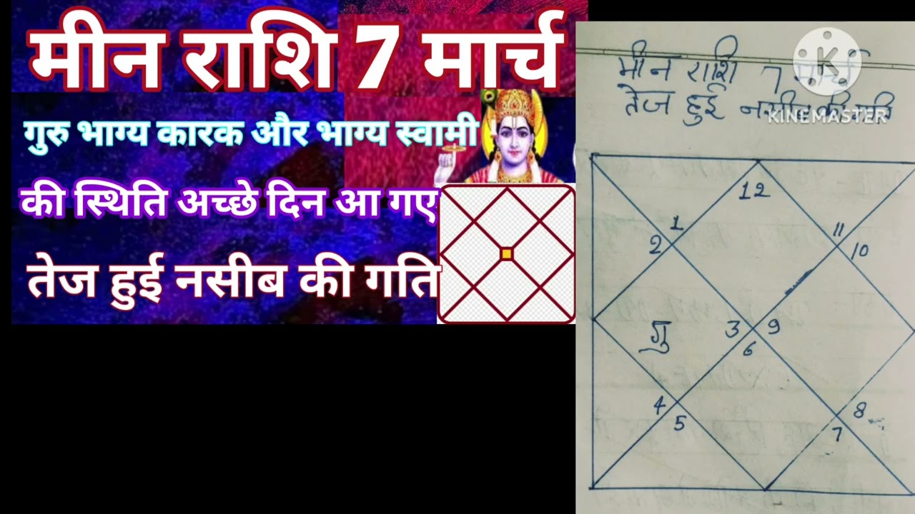 मीन राशि 7 मार्च भाग्य कारक और स्वामी गुरु तेज हुई नसीब की गति अच्छे दिन आ गए #astrology #jyotish 