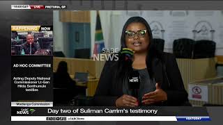Madlanga Commission Day 2 Of Suliman Carrims Testimony Canny Maphanga Reports
