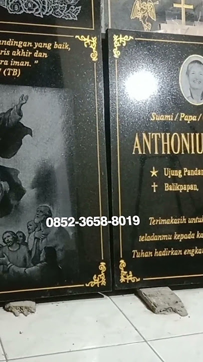 Batu nisan Kristen - Foto yesus di batu nisan kristen - jasa Pembuatan batu nisan kristen Surabaya