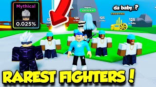 I Got The RAREST MYTHICAL GOJO In Anime Fighters Simulator And THE BEST ROBUX FIGHTERS (Roblox)