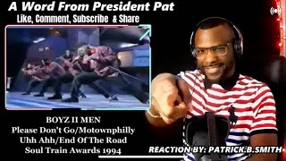 BOYZ II MEN - MEDLEY - (Soul Train Awards 1993) - REACTION VIDEO