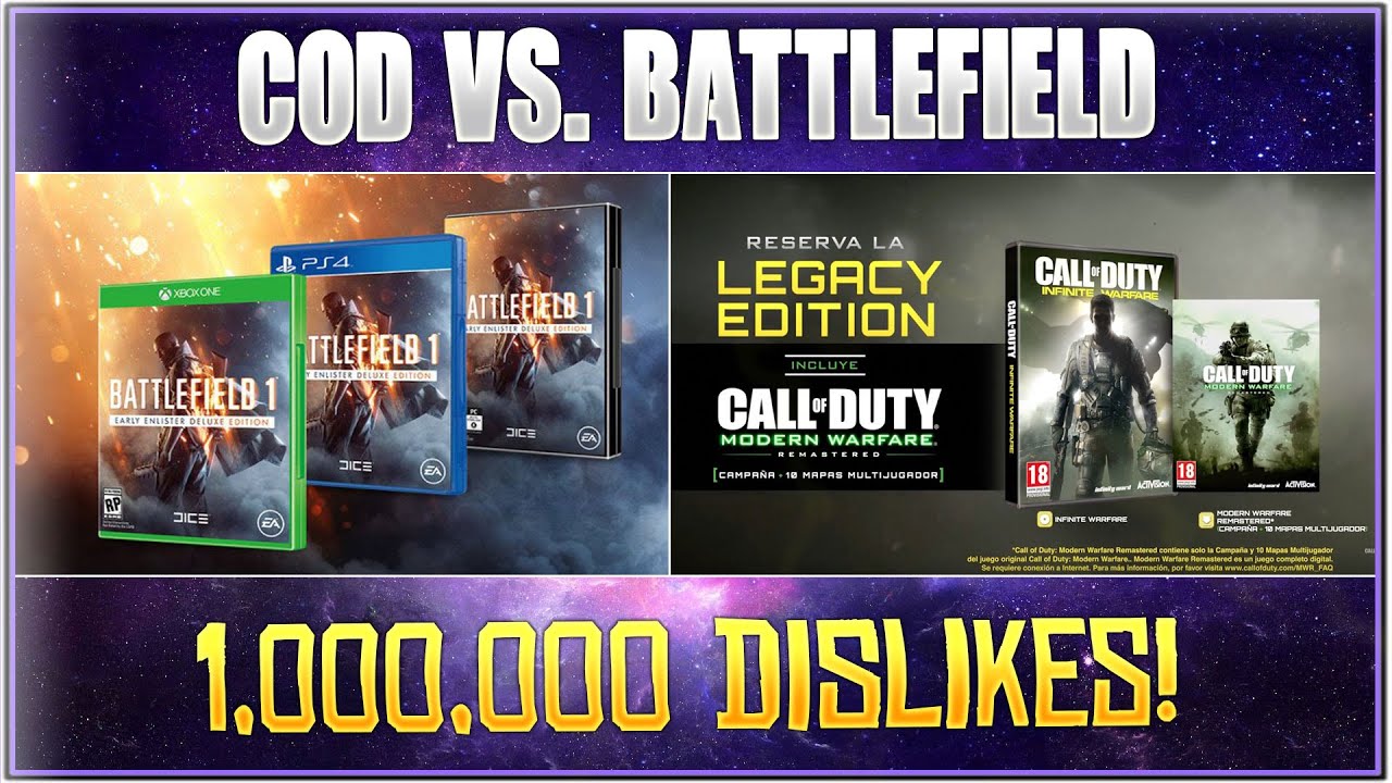 CALL OF DUTY INFINITE WARFARE VS. BATTLEFIELD 1! YouTube
