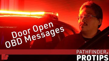 Federal Signal Pathfinder ProTips | Door Open OBD Message