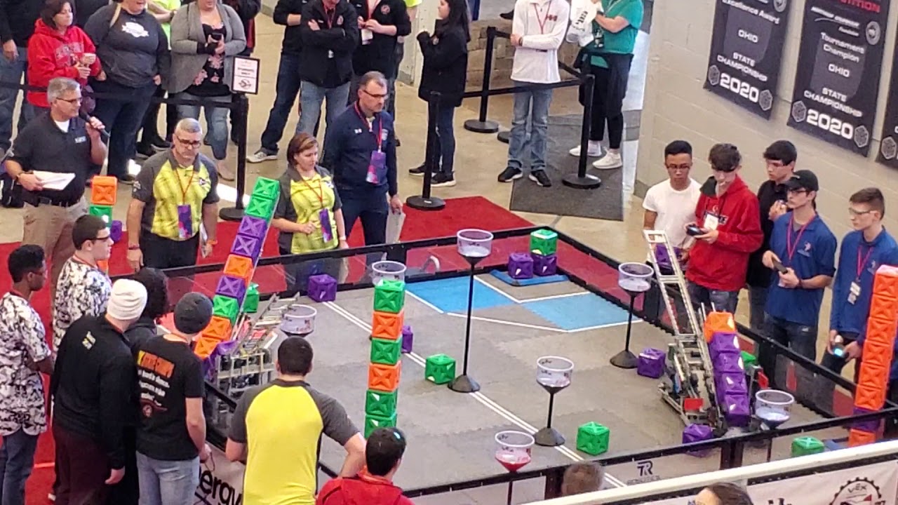 VEX Tower Takeover Ohio State Championship R16-4 11124W 2011C v 4112A 6403E