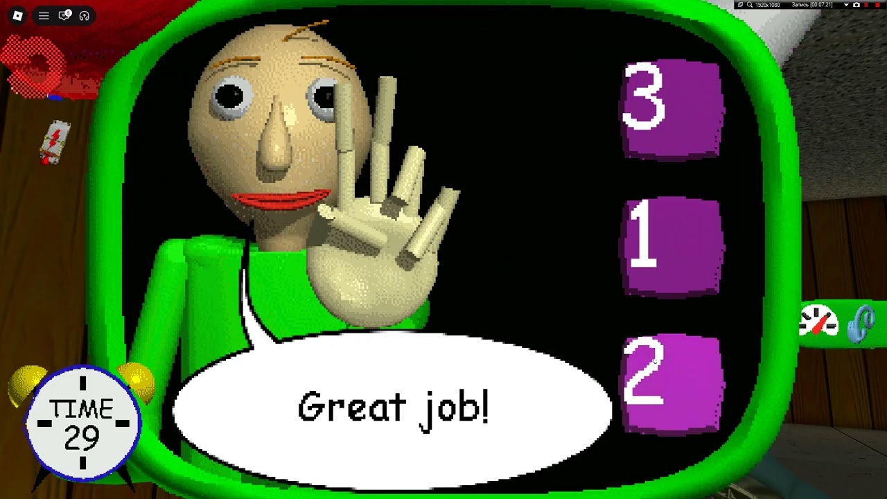 безумие балди роблокс с другом