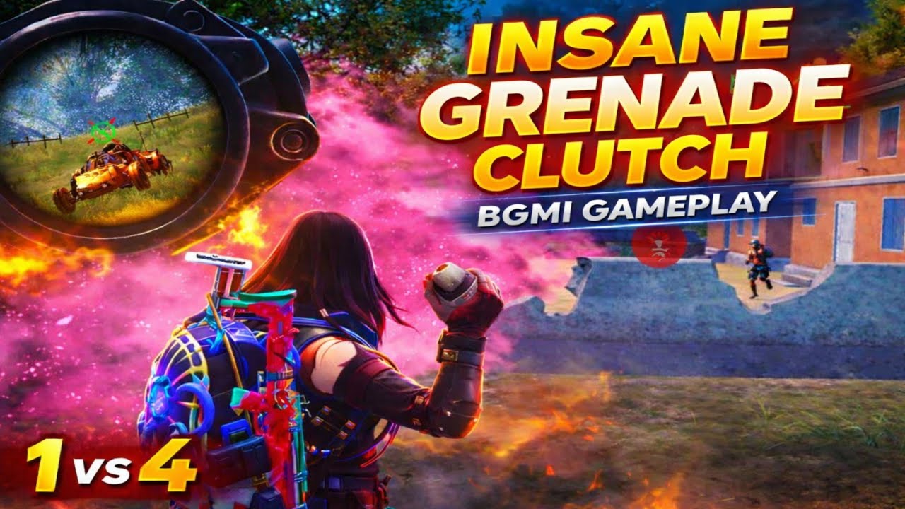 Grenade God Moment 💥 | BGMI Insane Clutch