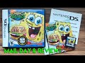 SpongeBob Beach Party Cook Off Nintendo DS 2009 Mail Day Unboxing Review 