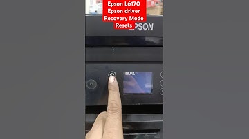 Epson L6170 Epson driver Recovery Mode Resets #epson #service #reset #printersupportsoftware