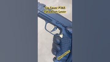 New P365 Takedown Lever #sigsauer