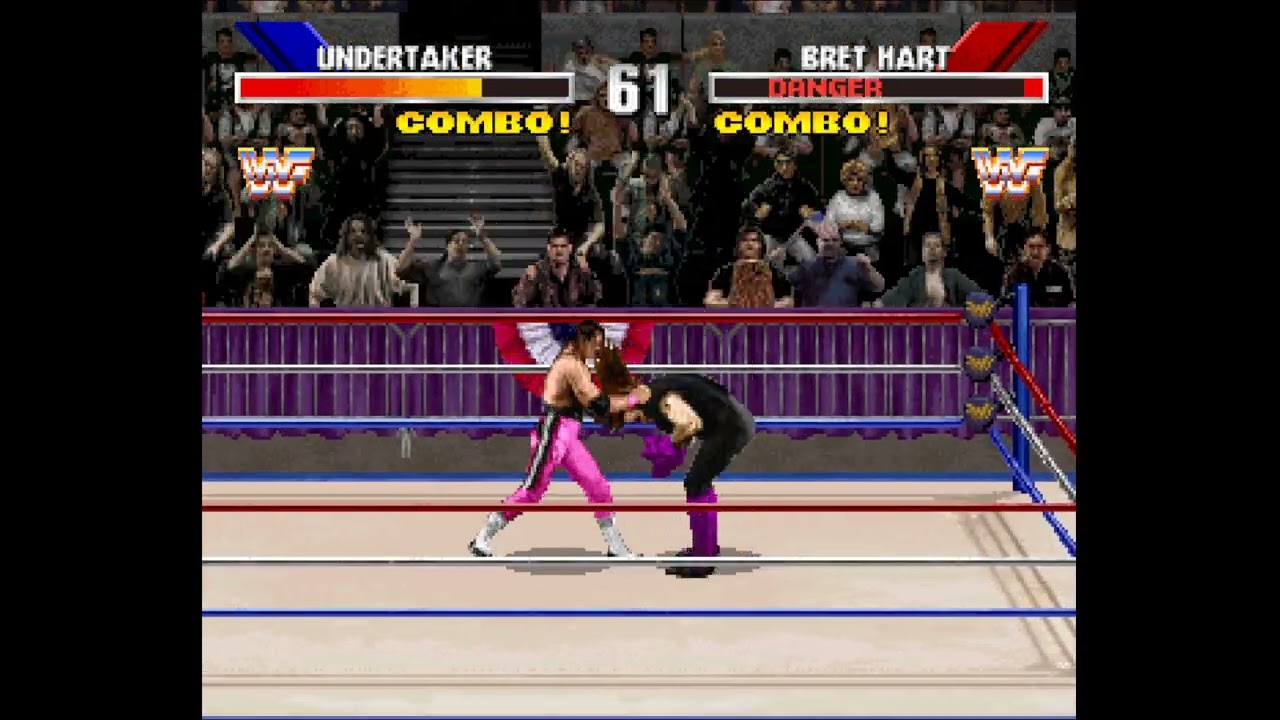 Playstation Gameplay - WWF WrestleMania: The Arcade Game - YouTube