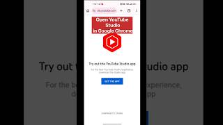 how to open youtube studio in chrome 2026||chrome me youtube studio kaise chalaye|#shorts#tech#viral