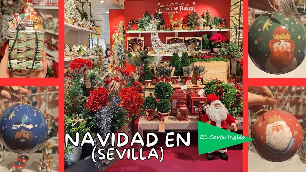 DECORACION DE NAVIDAD EL CORTE INGLES SEVILLA | NAVIDAD EN SEVILLA | CHRISTMAS 2024 | VLOGMAS 2024