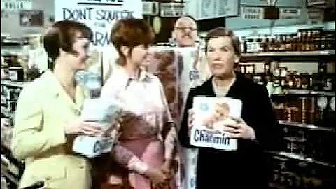VINTAGE 1971 CHARMIN AD - KATHLEEN FREEMAN who pla...