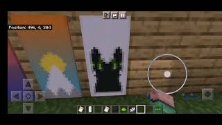 How to make a minecraft dragon banner /toothless screenshot 4