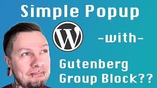 Simple Popup/Modal Component Using WordPress Blocks! #gutenberg #wordpress #programming #webdev Profile